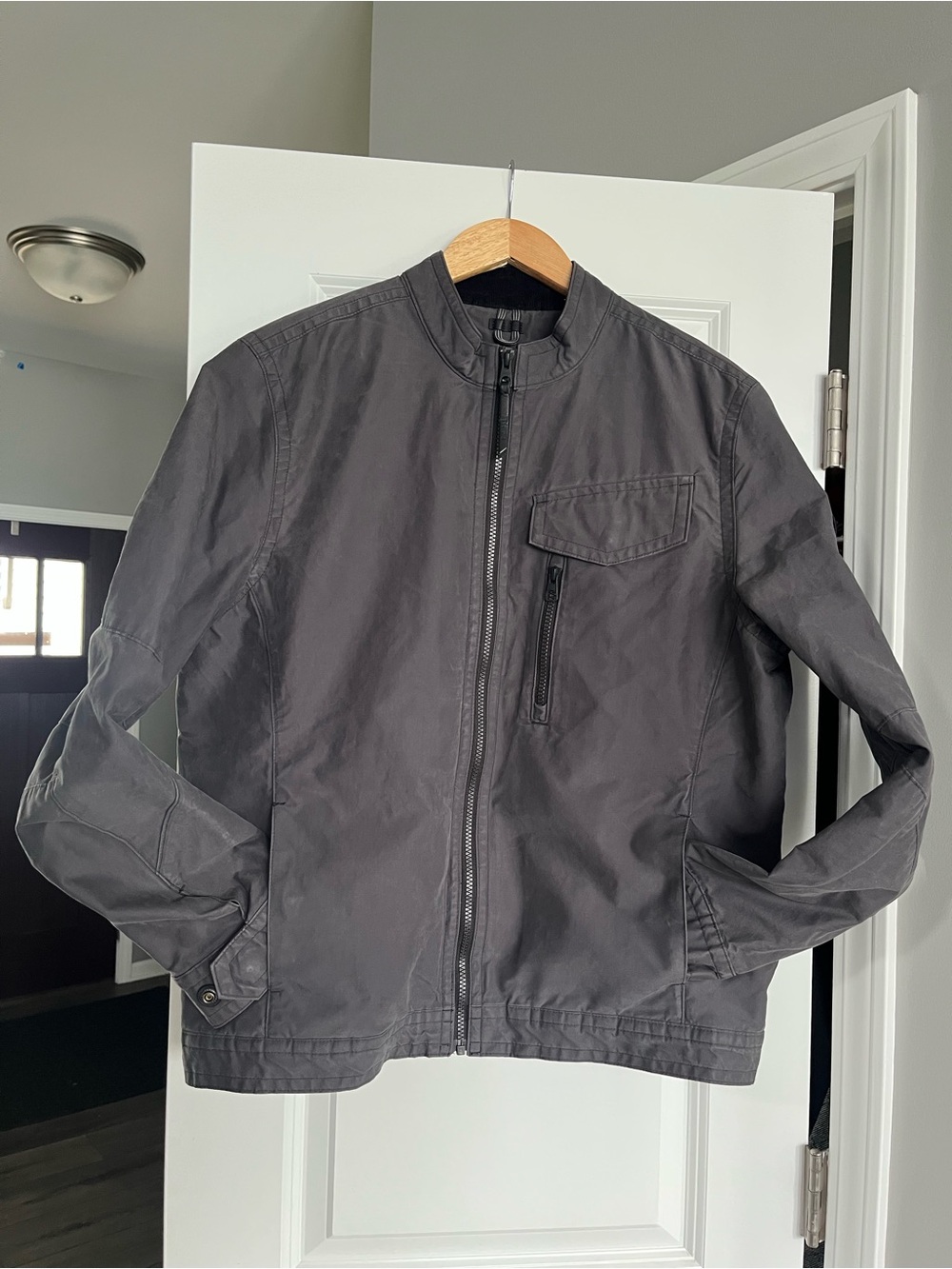 Timberland Men’s Gray Sherpa Lined Jacket Size Large